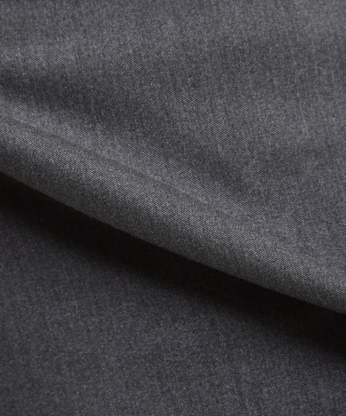 MEN'S MELROSE(メンズメルローズ)の「メランジライトハイパークロップドパンツ(チノパンツ・メンズ・ネイビー/ブラック/グレー/ベージュ・5/2/4/3)」の7枚目の写真