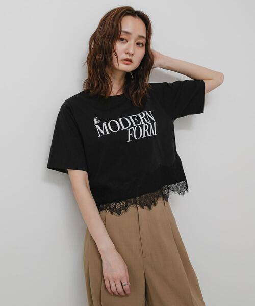 SENSE OF PLACE by URBAN RESEARCH（センスオブプレイスバイアーバンリサーチ）の「クロップドレースロゴTシャツ(半袖)（Tシャツ/カットソー・レディース・ライトブルー/オフホワイト/ブラック・ONE）」の17枚目の写真