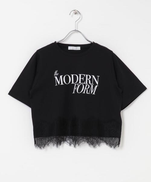 SENSE OF PLACE by URBAN RESEARCH（センスオブプレイスバイアーバンリサーチ）の「クロップドレースロゴTシャツ(半袖)（Tシャツ/カットソー・レディース・ライトブルー/オフホワイト/ブラック・ONE）」の9枚目の写真