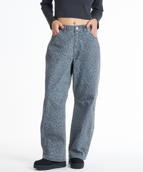 ROXY(ロキシー)の「ROXY/ロキシー ワイドパンツ RPT264038(その他パンツ・レディース・ベージュ/レオパード・M)」の7枚目の写真