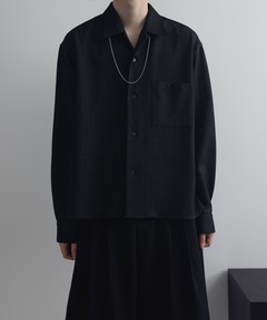 Heavy Melton Check Shaggy Over Coat / ヘビーメルトンチェック