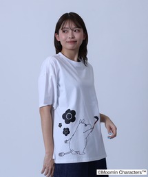 MOOMIN×MQペイントビッグ Tシャツ