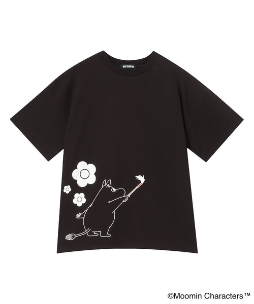 MARY QUANT(マリークワント)の「MOOMIN×MQペイントビッグ Tシャツ(Tシャツ/カットソー・レディース・ホワイト/ブラック・M)」の14枚目の写真