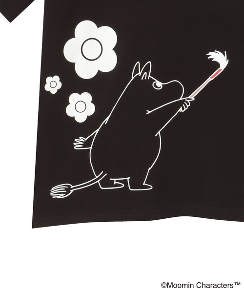 MARY QUANT(マリークワント)の「MOOMIN×MQペイントビッグ Tシャツ(Tシャツ/カットソー・レディース・ホワイト/ブラック・M)」の16枚目の写真