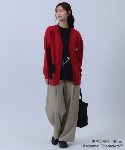 MARY QUANT(マリークワント)の「MOOMIN×MQペイントビッグ Tシャツ(Tシャツ/カットソー・レディース・ホワイト/ブラック・M)」の6枚目の写真