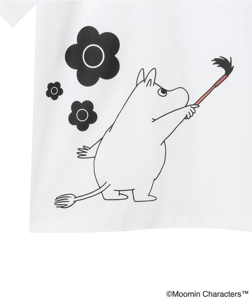 MARY QUANT(マリークワント)の「MOOMIN×MQペイントビッグ Tシャツ(Tシャツ/カットソー・レディース・ホワイト/ブラック・M)」の10枚目の写真