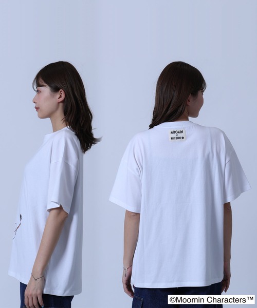 MARY QUANT(マリークワント)の「MOOMIN×MQペイントビッグ Tシャツ(Tシャツ/カットソー・レディース・ホワイト/ブラック・M)」の12枚目の写真