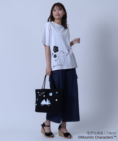 MARY QUANT(マリークワント)の「MOOMIN×MQペイントビッグ Tシャツ(Tシャツ/カットソー・レディース・ホワイト/ブラック・M)」の13枚目の写真