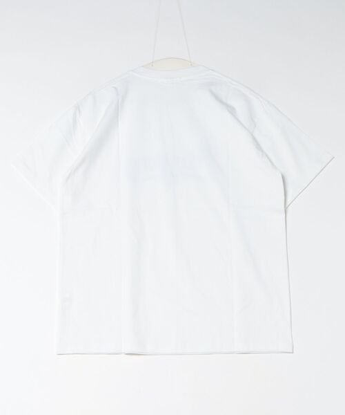 NOWLE（ノウル）の「【NOWLE】スクリプトロゴ プリント 半袖 Tシャツ / ベースボール風デザイン（Tシャツ/カットソー・メンズ・ホワイト・X-LARGE/LARGE/MEDIUM）」の12枚目の写真