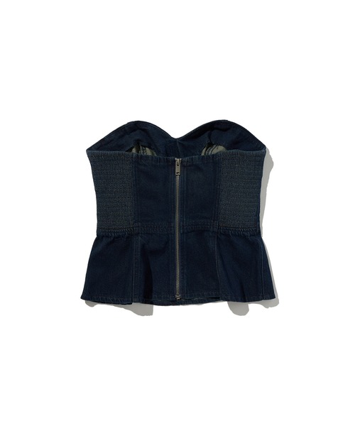 Levi's(リーバイス)の「Levi's/リーバイス スウィートハートビスチェ(キャミソール・レディース・ダークインディゴブルー・M/S/XS)」の5枚目の写真