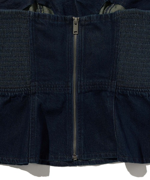Levi's(リーバイス)の「Levi's/リーバイス スウィートハートビスチェ(キャミソール・レディース・ダークインディゴブルー・M/S/XS)」の6枚目の写真