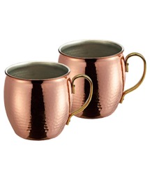 PEARL LIFE（パールライフ）の「燕人の匠 銅製マグカップ500ml2個セット（グラス/マグカップ/タンブラー）」