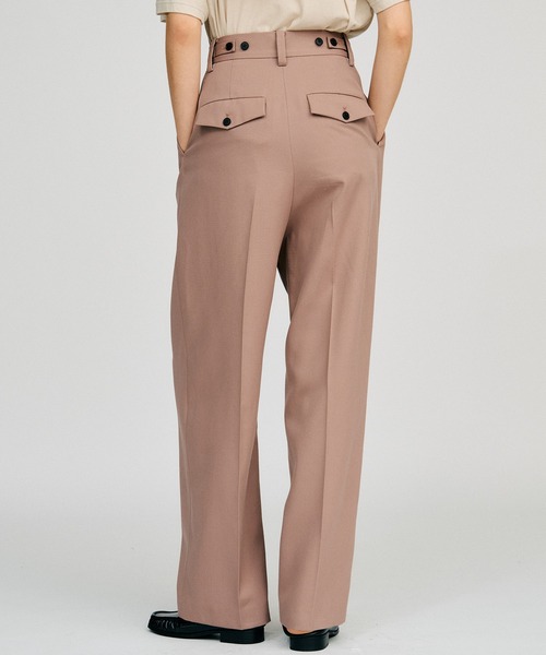 PRANK PROJECT(プランクプロジェクト)の「【2026Autumn Pre-Order】ウーステッドクリースパンツ / Worsted Crease Pants(スラックス・レディース・ブルー/ピンク/ブラウン・38/36)」の19枚目の写真