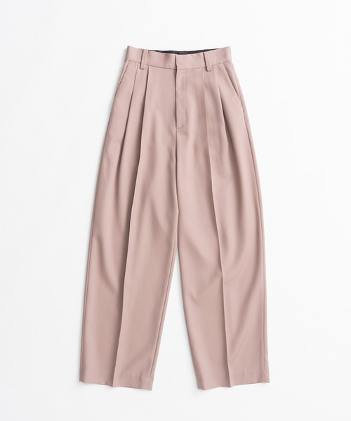 PRANK PROJECT(プランクプロジェクト)の「【2026Autumn Pre-Order】ウーステッドクリースパンツ / Worsted Crease Pants(スラックス・レディース・ブルー/ピンク/ブラウン・38/36)」の21枚目の写真