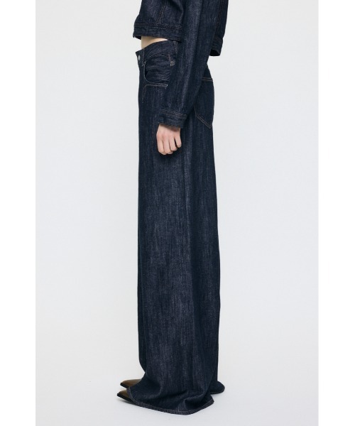 MOUSSY(マウジー)の「【26年AW新作】【セットアップ対応】WESTERN WIDE BAGGY(デニムパンツ・レディース・ワンウォッシュ・1/0/2)」の10枚目の写真