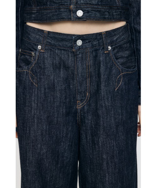 MOUSSY(マウジー)の「【26年AW新作】【セットアップ対応】WESTERN WIDE BAGGY(デニムパンツ・レディース・ワンウォッシュ・1/0/2)」の12枚目の写真