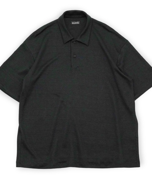 yoko sakamoto(ヨーコサカモト)の「【YOKO SAKAMOTO】 POLO(ポロシャツ・メンズ・ブラック/キナリ・MEDIUM/SMALL)」の2枚目の写真