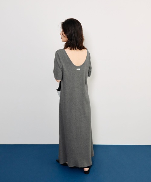STELLA FISH(ステラフィッシュ)の「リブワンピース/2way(ワンピース・レディース・チャコールグレー/ブラウン・SMALL/MEDIUM/TALL)」の3枚目の写真