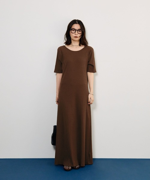 STELLA FISH(ステラフィッシュ)の「リブワンピース/2way(ワンピース・レディース・チャコールグレー/ブラウン・SMALL/MEDIUM/TALL)」の19枚目の写真