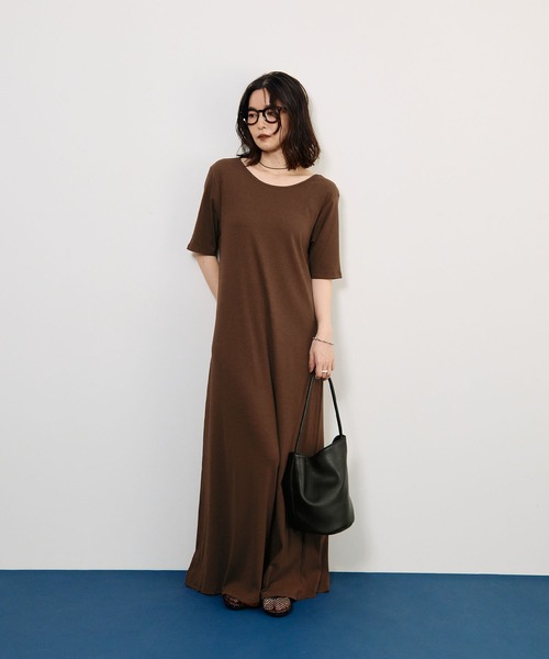 STELLA FISH(ステラフィッシュ)の「リブワンピース/2way(ワンピース・レディース・チャコールグレー/ブラウン・SMALL/MEDIUM/TALL)」の22枚目の写真