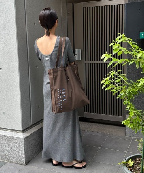 STELLA FISH(ステラフィッシュ)の「リブワンピース/2way(ワンピース・レディース・チャコールグレー/ブラウン・SMALL/MEDIUM/TALL)」の18枚目の写真
