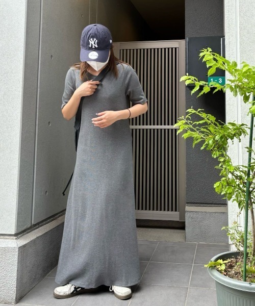 STELLA FISH(ステラフィッシュ)の「リブワンピース/2way(ワンピース・レディース・チャコールグレー/ブラウン・SMALL/MEDIUM/TALL)」の15枚目の写真