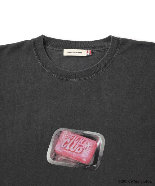 GOOD ROCK SPEED(グッドロックスピード)の「【GOOD ROCK SPEED/グッドロックスピード】ファイトクラブアイコンTシャツ(Tシャツ/カットソー・メンズ・チャコールグレー/ホワイト・M/S/L)」の7枚目の写真
