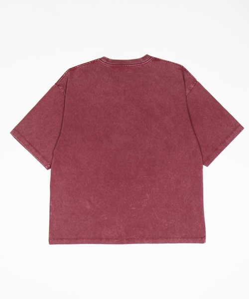 SHORT ROUND(ショートラウンド)の「SHORT ROUND/【26年春夏新作】アクセ付きブリーチビッグロゴT(Tシャツ/カットソー・メンズ・ワイン/ブラック系その他/ホワイト・MEDIUM/LARGE)」の17枚目の写真