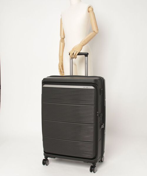 Samsonite（サムソナイト）の「サムソナイト PARALUX HS スピナー75/28 エキスパンダー ラージスピナー ブラック（スーツケース/キャリーバッグ・メンズ・ブラック・L）」の2枚目の写真