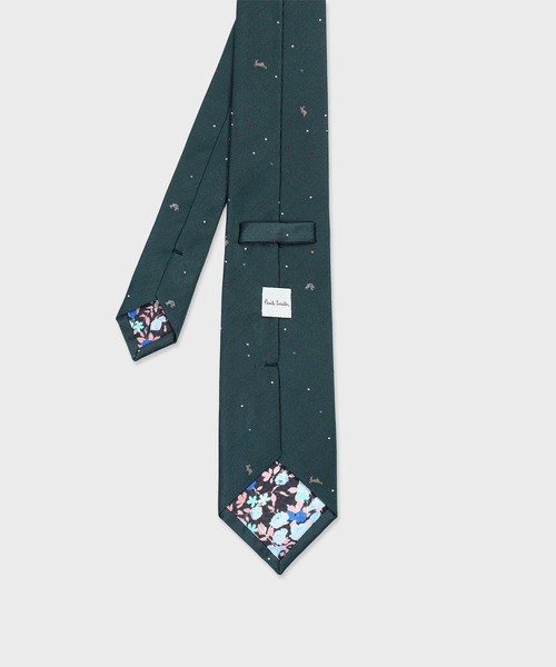 Paul Smith(ポールスミス)の「“Random Dot & Rabbit” タイ【260048 552MJ】(ネクタイ・メンズ・ネイビー/レッド/グリーン/バーガンディー・FREE)」の5枚目の写真