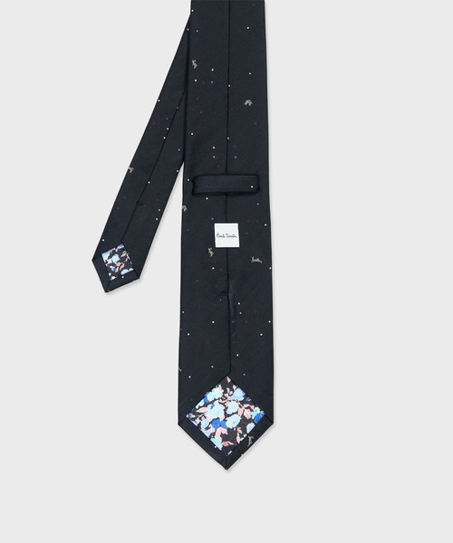Paul Smith(ポールスミス)の「“Random Dot & Rabbit” タイ【260048 552MJ】(ネクタイ・メンズ・ネイビー/レッド/グリーン/バーガンディー・FREE)」の7枚目の写真