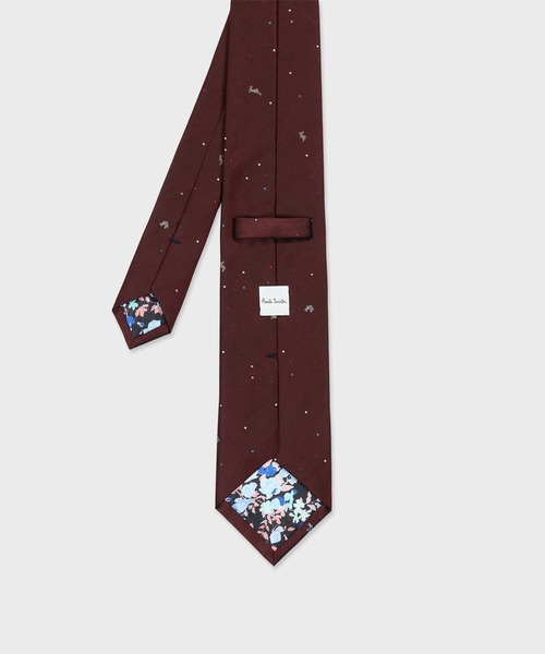 Paul Smith(ポールスミス)の「“Random Dot & Rabbit” タイ【260048 552MJ】(ネクタイ・メンズ・ネイビー/レッド/グリーン/バーガンディー・FREE)」の11枚目の写真