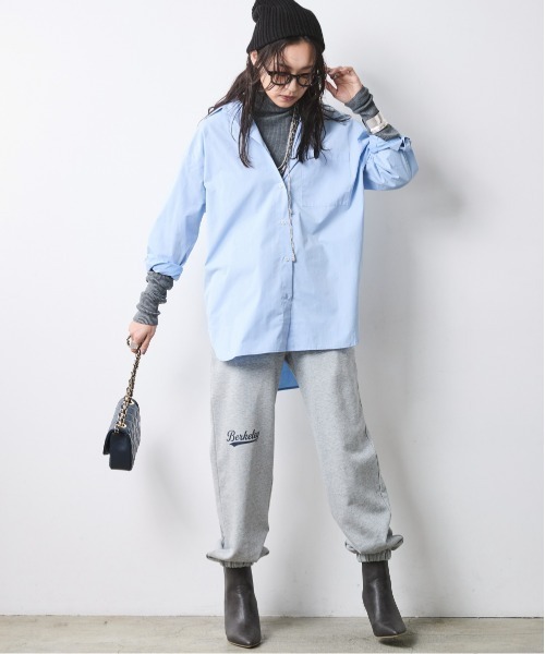 CHIC STYLE（シックスタイル）の「ライトリブタートルニット＜大きいサイズ有＞シックスタイル（ニット/セーター・レディース・グレー/ワイン/ブラック・5L/4L/3L/LL/L/M）」の12枚目の写真