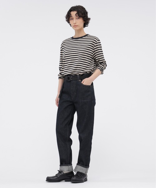 MARGARET HOWELL(マーガレットハウエル)の「BASIC DENIM(デニムパンツ・レディース・インディゴブルー・1/2)」の2枚目の写真