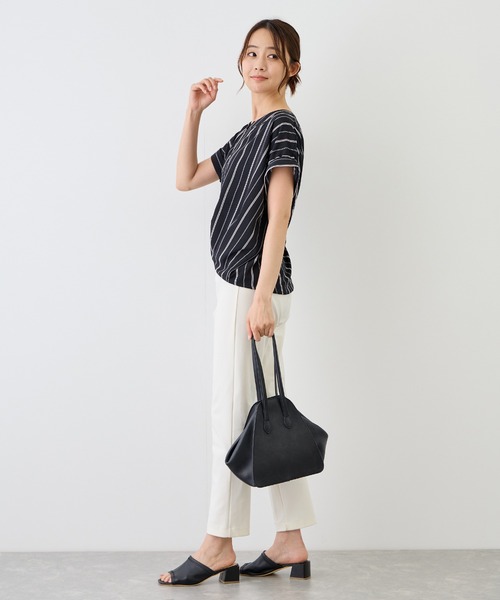 Jayro(ジャイロ)の「裾タックスキッパーブラウス(シャツ/ブラウス・レディース・ブラック系その他/ブラック/ホワイト/ホワイト系その他・M)」の18枚目の写真