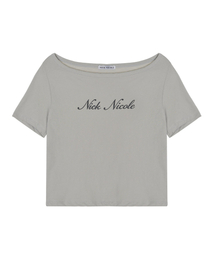 NICOLE OFF SHOULDER TOP_GRAY