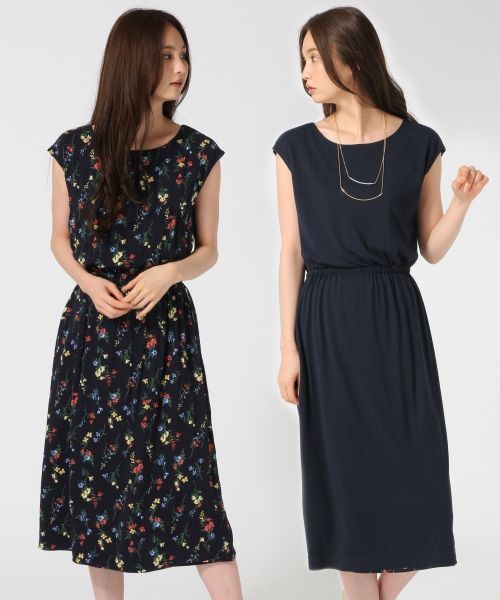 GLOBAL WORK（グローバルワーク）の「リバーシブルワンピースフレンチスリーブ/710140（ワンピース・レディース・グレー/ブルー/ブラック/ネイビー/ブルー系その他/ダークブルー/その他3/ライトブルー/その他・LARGE/MEDIUM）」の8枚目の写真