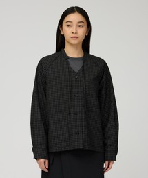 Snow Peak | Snow Peak / Wool Reflective Grid Coverall W's ウール リフレクティブ カバーオール(ノーカラージャケット)