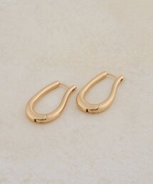 【GOLDY】オーバルフープピアス
