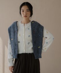 SHENERY | 刺繍ビジューカーディガン(カーディガン/ボレロ)