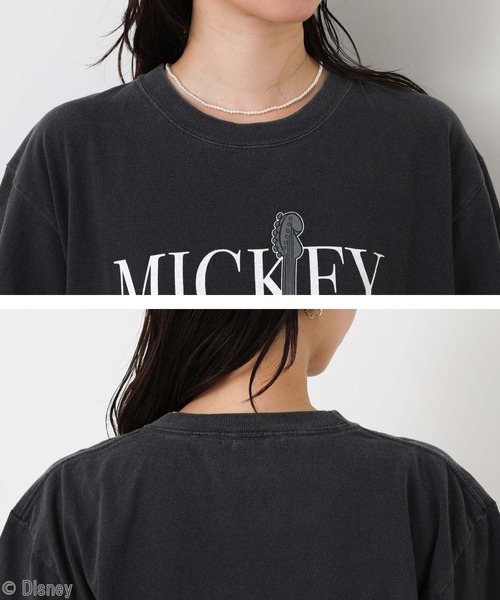 GOOD ROCK SPEED(グッドロックスピード)の「MICKEY / ギターカットソー(Tシャツ/カットソー・レディース・チャコールグレー・FREE)」の14枚目の写真
