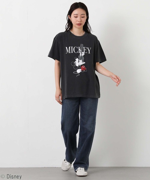 GOOD ROCK SPEED(グッドロックスピード)の「MICKEY / ギターカットソー(Tシャツ/カットソー・レディース・チャコールグレー・FREE)」の6枚目の写真