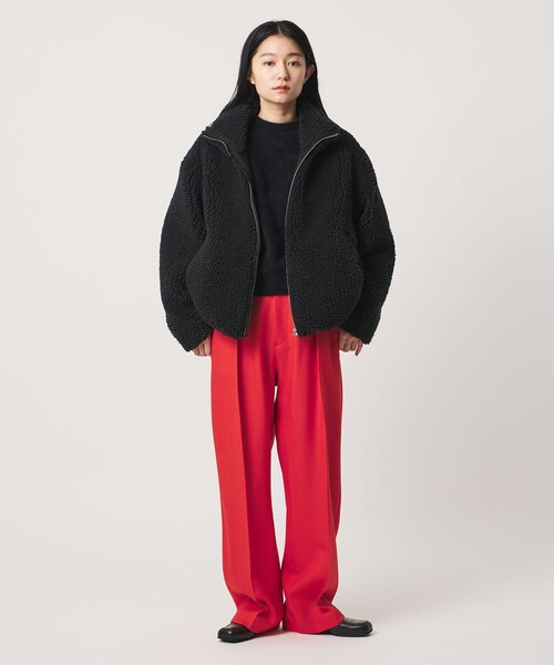 MARW UNITED ARROWS(マルゥ ユナイテッドアローズ)の「<MARW UNITED ARROWS>ボア ブルゾン(その他アウター・レディース・ブラック/モカ・38/36)」の7枚目の写真