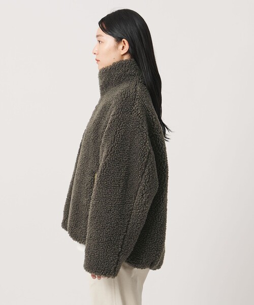 MARW UNITED ARROWS(マルゥ ユナイテッドアローズ)の「<MARW UNITED ARROWS>ボア ブルゾン(その他アウター・レディース・ブラック/モカ・38/36)」の11枚目の写真
