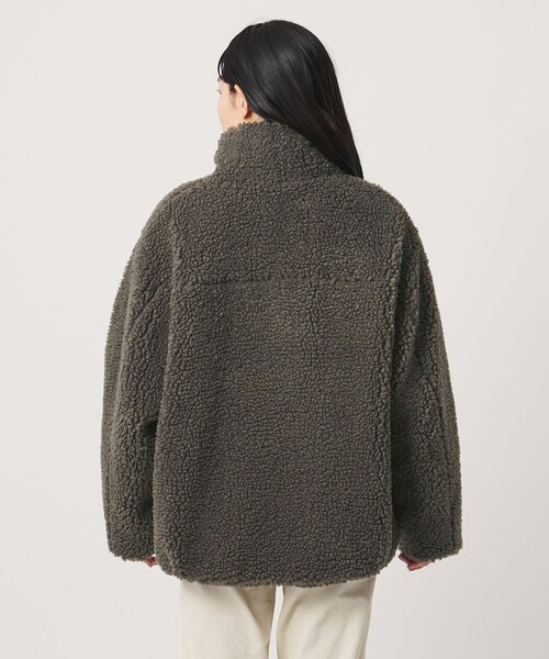 MARW UNITED ARROWS(マルゥ ユナイテッドアローズ)の「<MARW UNITED ARROWS>ボア ブルゾン(その他アウター・レディース・ブラック/モカ・38/36)」の12枚目の写真