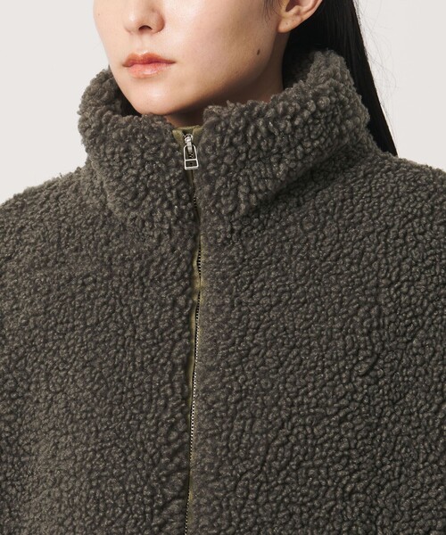 MARW UNITED ARROWS(マルゥ ユナイテッドアローズ)の「<MARW UNITED ARROWS>ボア ブルゾン(その他アウター・レディース・ブラック/モカ・38/36)」の13枚目の写真