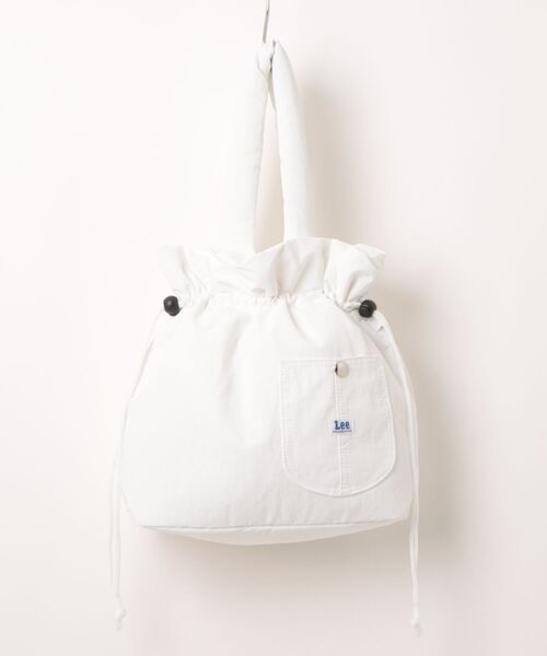 Lee（リー）の「Lee（リー）パファーカバーオールポケット巾着ミニバッグ/トート/ハンドバッグ（ハンドバッグ・レディース・ブラック/ブラウン/オフホワイト・FREE）」の5枚目の写真