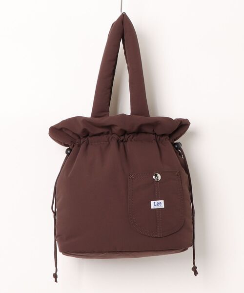 Lee（リー）の「Lee（リー）パファーカバーオールポケット巾着ミニバッグ/トート/ハンドバッグ（ハンドバッグ・レディース・ブラック/ブラウン/オフホワイト・FREE）」の12枚目の写真
