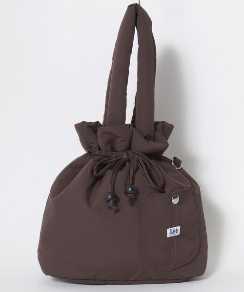 Lee（リー）の「Lee（リー）パファーカバーオールポケット巾着ミニバッグ/トート/ハンドバッグ（ハンドバッグ・レディース・ブラック/ブラウン/オフホワイト・FREE）」の11枚目の写真