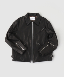 NOMARHYTHM / ノーマリズム Front Zip Riders Jacket